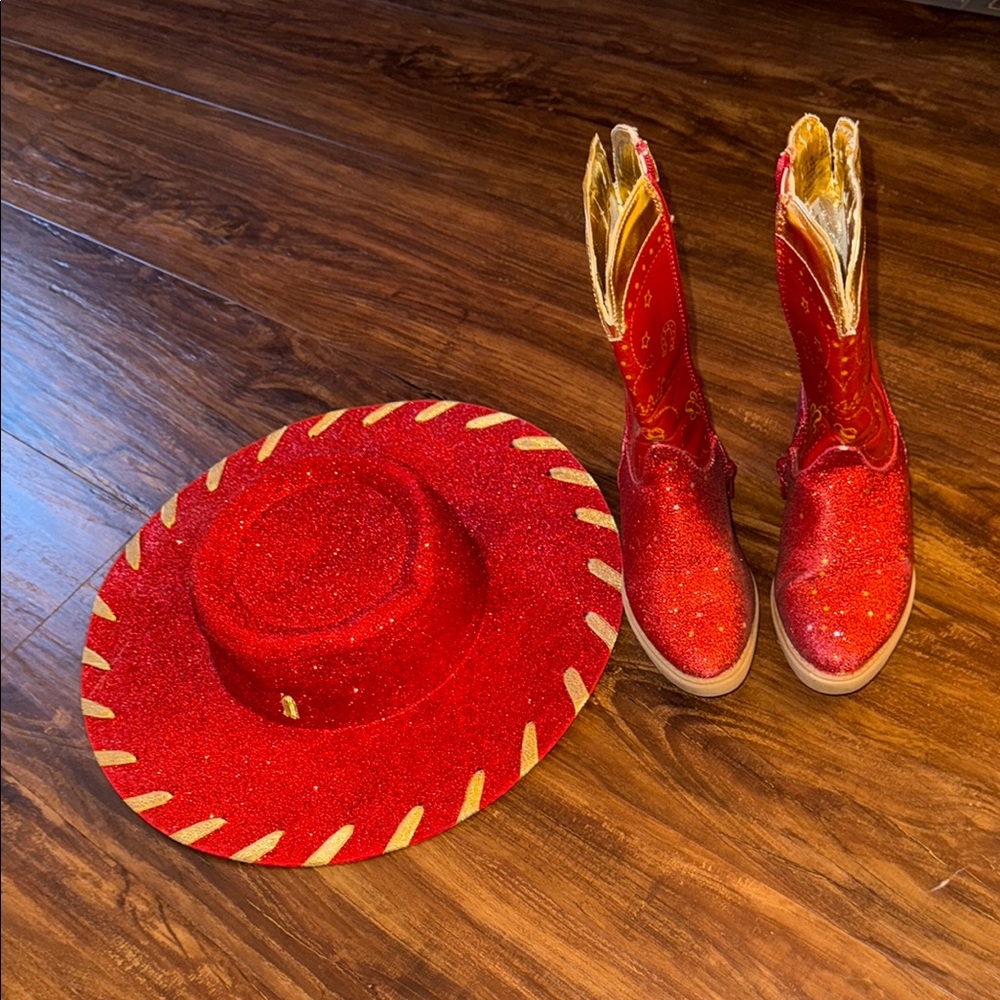 Toy Story Jessie Boots and Hat Set